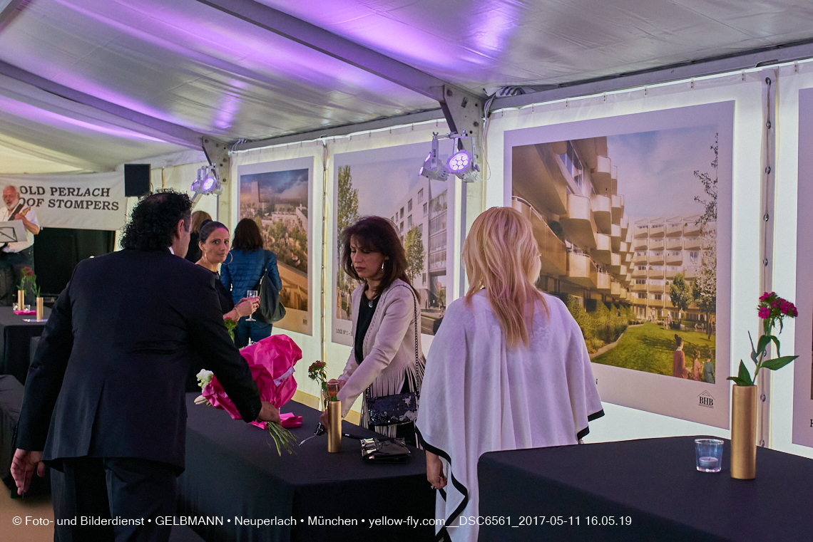 11. Mai 2017 - Grundsteinlegung für die LOGE und dem Kulturquadrat in Neuperlach